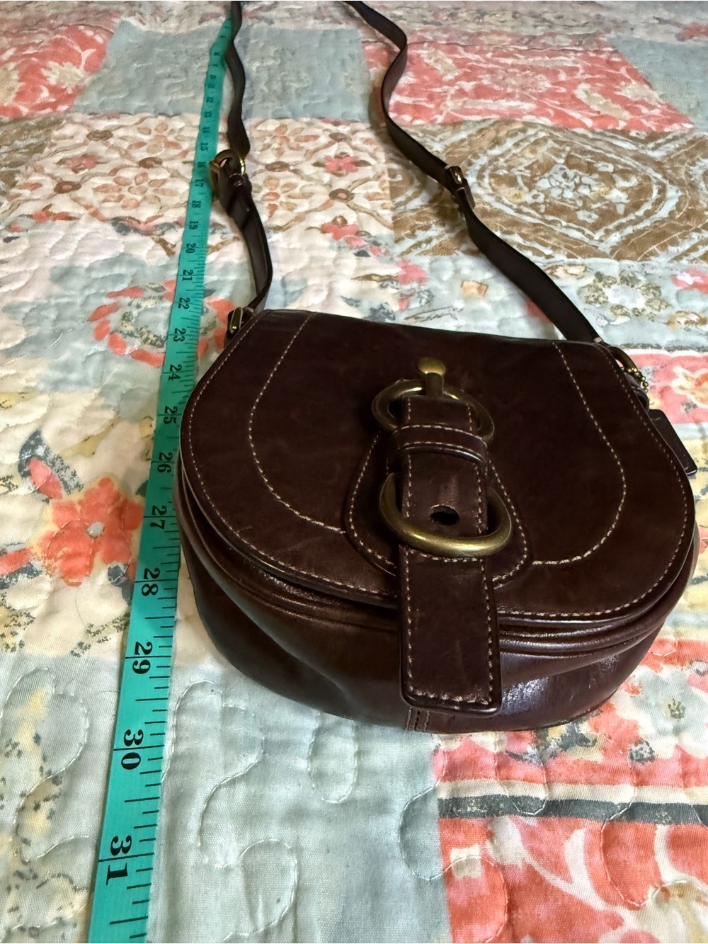 Coach Vintage Legacy Leather Garcia Mini Crossbody Bag Rare Boho - Picture 15 of 16